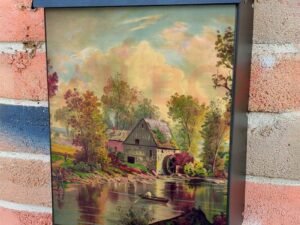The Old Mill Stream Colonial Mailbox Cover