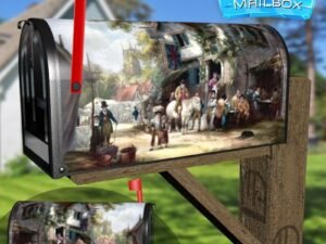 The Village Festival Decorative Rural Farm Mailbox Cover