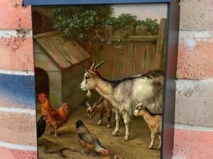 Farmyard Companions Colonial Mailbox Cover