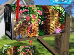 Tales of the Rose Garden Decorative Rural Farm Mailbox Cover