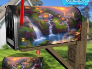 Cottages on the Hill Decorative Rural Farm Mailbox Cover