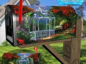 Gazebo in the Park Decorative Rural Farm Mailbox Cover