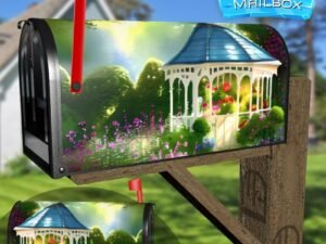 Gazebo in the Garden Decorative Rural Farm Mailbox Cover