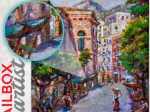 Life in the City Colonial Mailbox Cover