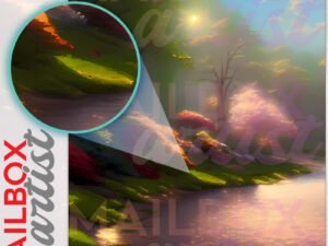 Spring in the Park #11 Colonial Mailbox Cover