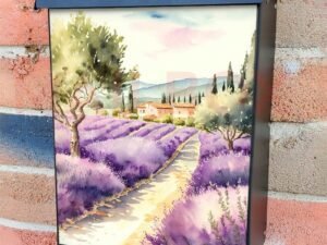 Summer in Provence #1 Colonial Mailbox Cover