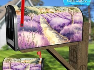 Summer in Provence #1 Decorative Rural Farm Mailbox Cover