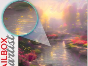 Spring in the Park #9 Colonial Mailbox Cover