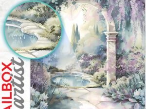 Beautiful Garden Gate Colonial Mailbox Cover