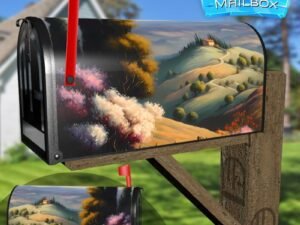 Summer in Provence #2 Decorative Rural Farm Mailbox Cover
