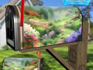 Gate to the Meadow Decorative Rural Farm Mailbox Cover