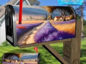 Summer in Provence #4 Decorative Rural Farm Mailbox Cover