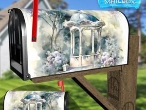Pretty Summer Gazebo Decorative Rural Farm Mailbox Cover