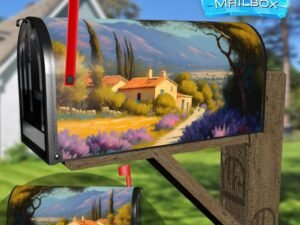 Summer in Provence #6 Decorative Rural Farm Mailbox Cover