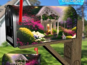 Beautiful Summer House Decorative Rural Farm Mailbox Cover
