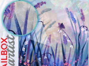 Flowers in the Wind Colonial Mailbox Cover