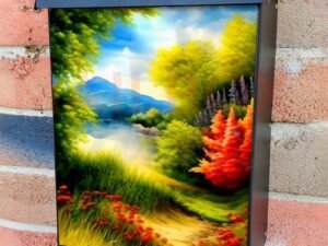 Path to the Lake Colonial Mailbox Cover