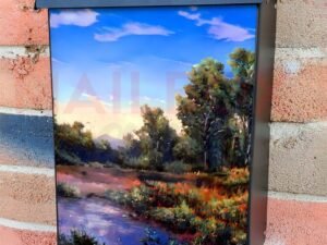 Pretty Spring Landscape #2 Colonial Mailbox Cover