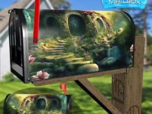 A Secret Fairy Garden #2 Decorative Rural Farm Mailbox Cover