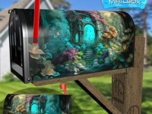 A Secret Fairy Garden #3 Decorative Rural Farm Mailbox Cover
