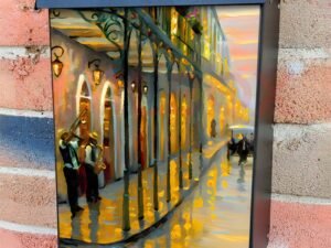 Streets of New Orleans #1 Colonial Mailbox Cover