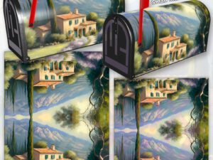 Summer in Provence #8 Decorative Rural Farm Mailbox Cover