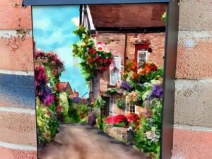 Old English Village Colonial Mailbox Cover