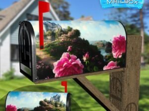 Beautiful Castle on the Hill Decorative Rural Farm Mailbox Cover