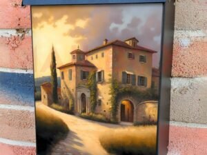 Rustic Villa in Tuscany #3 Colonial Mailbox Cover