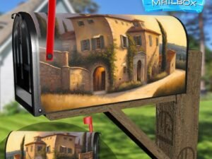 Rustic Villa in Tuscany #3 Decorative Rural Farm Mailbox Cover