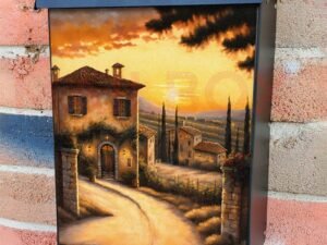 Rustic Villa in Tuscany #4 Colonial Mailbox Cover