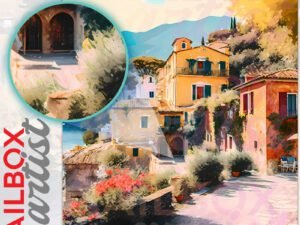 Seaside Italian Cottages Colonial Mailbox Cover