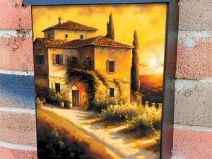Rustic Villa in Tuscany #5 Colonial Mailbox Cover