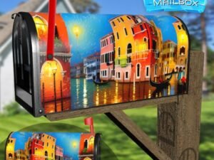 Summer Holiday in Venice Decorative Rural Farm Mailbox Cover
