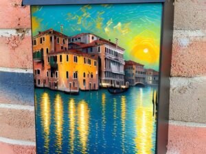 Venice in the Summer Sunlight Colonial Mailbox Cover