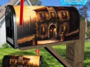Rustic Villa in Tuscany #6 Decorative Rural Farm Mailbox Cover