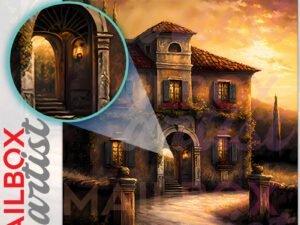 Rustic Villa in Tuscany #6 Colonial Mailbox Cover