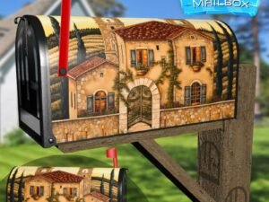 Rustic Villa in Tuscany #7 Decorative Rural Farm Mailbox Cover