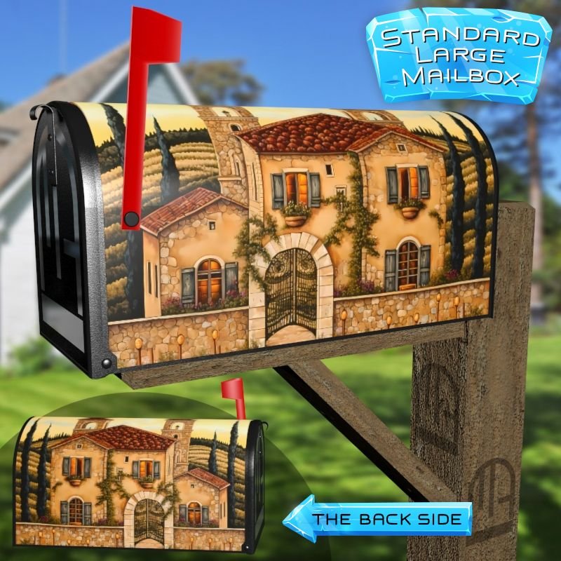 Rustic Villa in Tuscany #7 Decorative Rural Farm Mailbox Cover