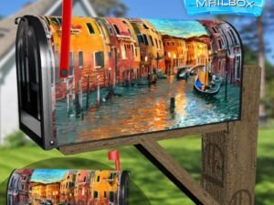 Beautiful Canal in Venice Decorative Rural Farm Mailbox Cover