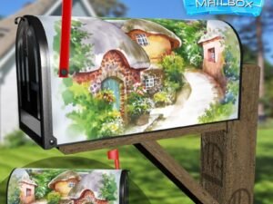 Little European Cottage Decorative Rural Farm Mailbox Cover