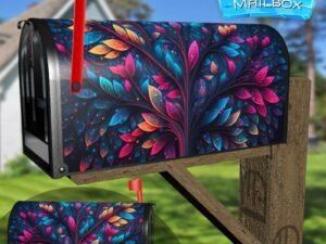 Glowing Fantasy Tree #7 Decorative Rural Farm Mailbox Cover