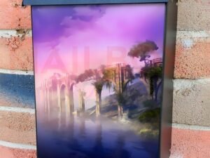 Old Tall Bridge Colonial Mailbox Cover