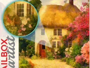 Little Cozy Cottage Colonial Mailbox Cover