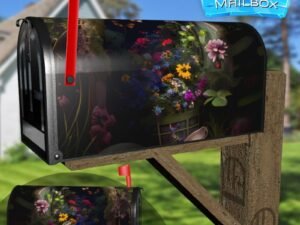 Secret Fairy Garden #2 Decorative Rural Farm Mailbox Cover