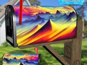 Hills Of Gabon, Africa Decorative Rural Farm Mailbox Cover