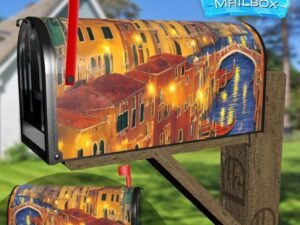 Moon Over Venice Decorative Rural Farm Mailbox Cover
