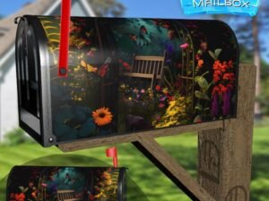 Secret Fairy Garden #8 Decorative Rural Farm Mailbox Cover