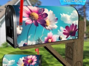 Spring Flowers in the Meadow #8 Decorative Rural Farm Mailbox Cover