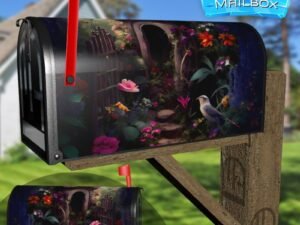 Secret Fairy Garden #6 Decorative Rural Farm Mailbox Cover